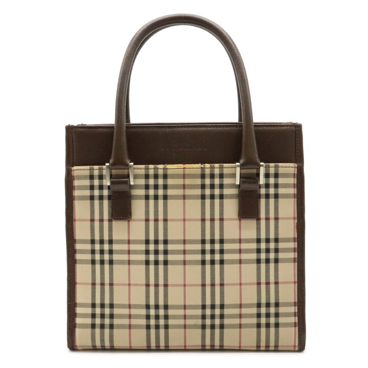 楽天市場】【バッグ】BURBERRY バーバリー ノバチェック ハンドバッグ  