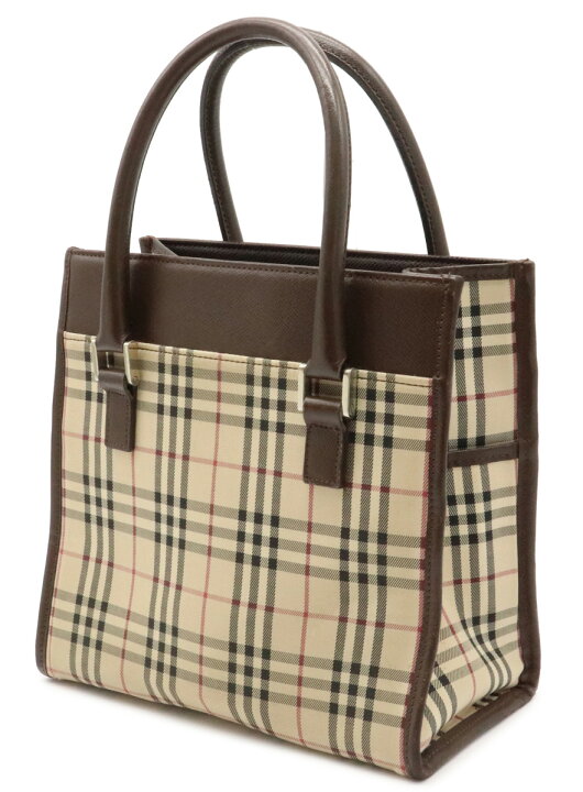 楽天市場】【バッグ】BURBERRY バーバリー ノバチェック ハンドバッグ  