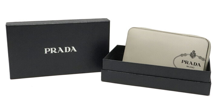 楽天市場】【財布】PRADA プラダ SAFFIANO PRINT ロゴプリント 