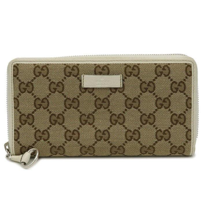 楽天市場】【財布】GUCCI グッチ GGキャンバス ラウンドファスナー 長  