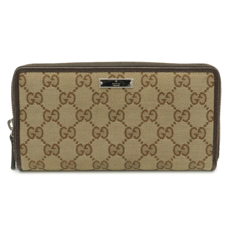 楽天市場】【財布】GUCCI グッチ GGキャンバス ラウンドファスナー 長 