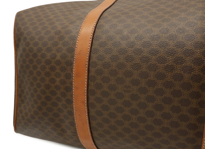 楽天市場】【バッグ】CELINE セリーヌ マカダム柄 ボストンバッグ 