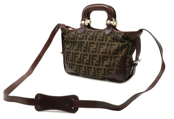 楽天市場】【バッグ】FENDI フェンディ ズッカ 2WAY ハンドバッグ 