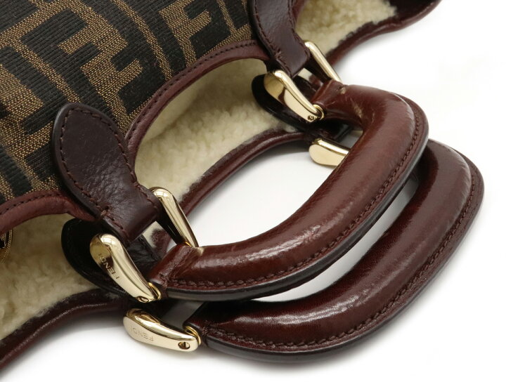 楽天市場】【バッグ】FENDI フェンディ ズッカ 2WAY ハンドバッグ 