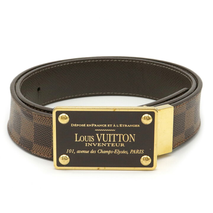 楽天市場】LOUIS VUITTON ルイ ヴィトン ダミエ サンチュール アン  