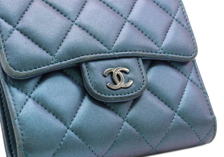 楽天市場】【財布】CHANEL シャネル マトラッセ ココマーク 3つ折財布  