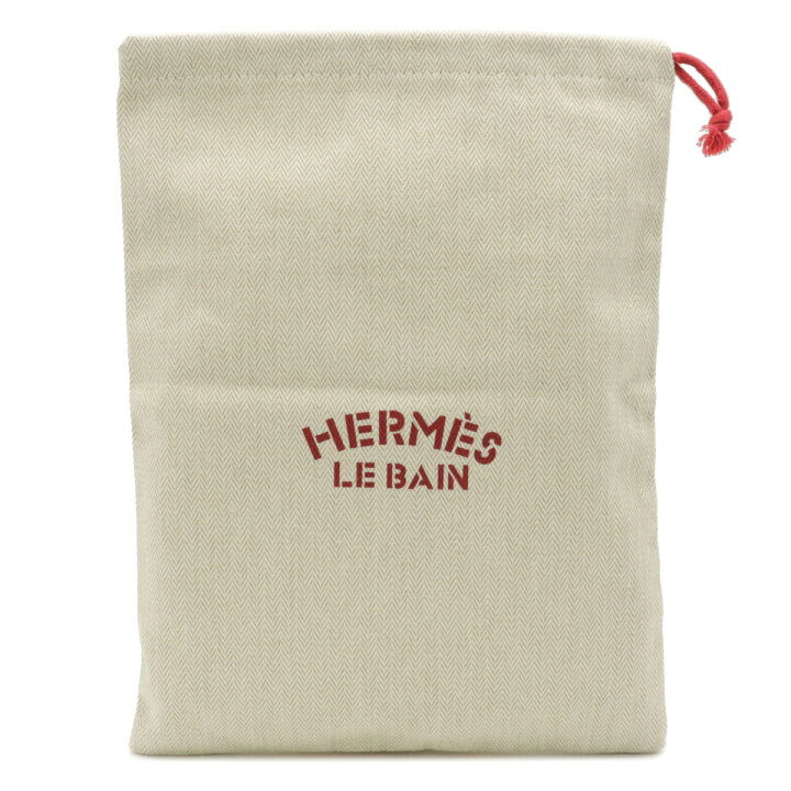 楽天市場】【バッグ】HERMES エルメス LE BAIN ルバン ノベルティ 巾着 