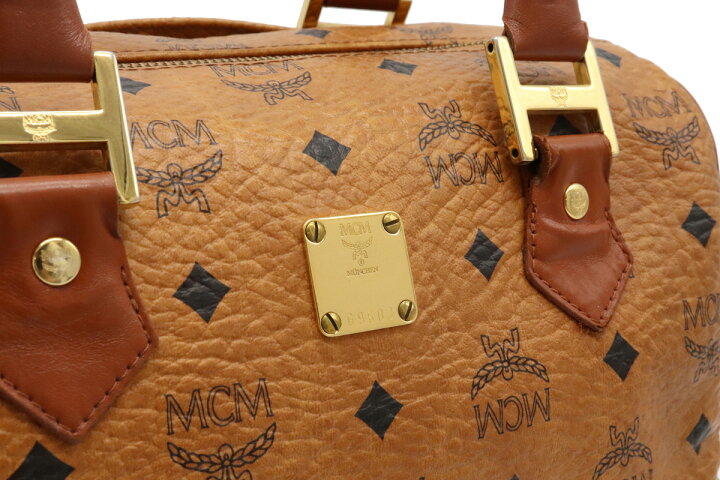 楽天市場】【バッグ】MCM エムシーエム ロゴグラム ハンドバッグ ミニ 