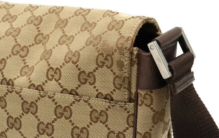 楽天市場】【バッグ】GUCCI グッチ GGキャンバス ショルダーバッグ  
