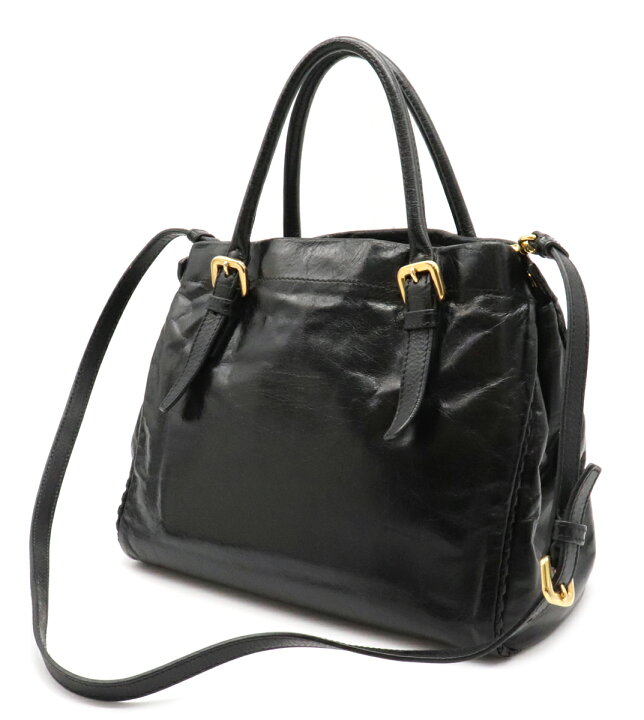 楽天市場】【バッグ】PRADA プラダ VITELLO SHINE ハンドバッグ 2WAY  
