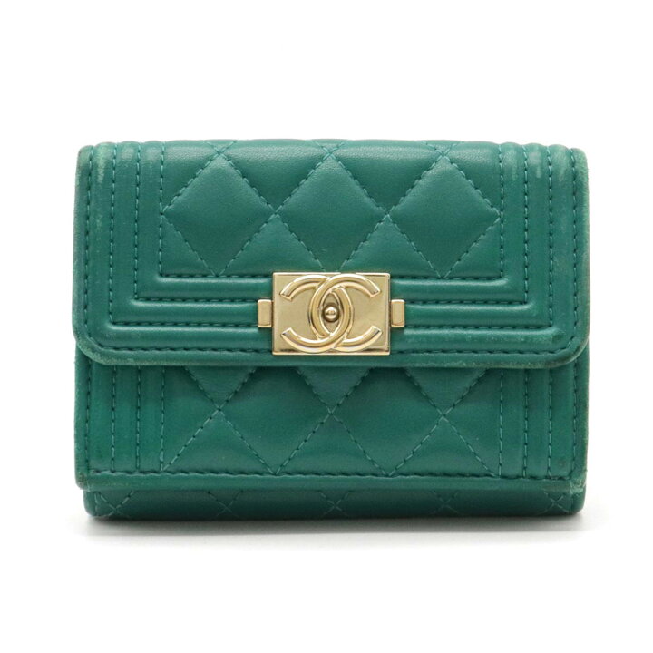 楽天市場】【財布】CHANEL シャネル ボーイシャネル マトラッセ ココ 