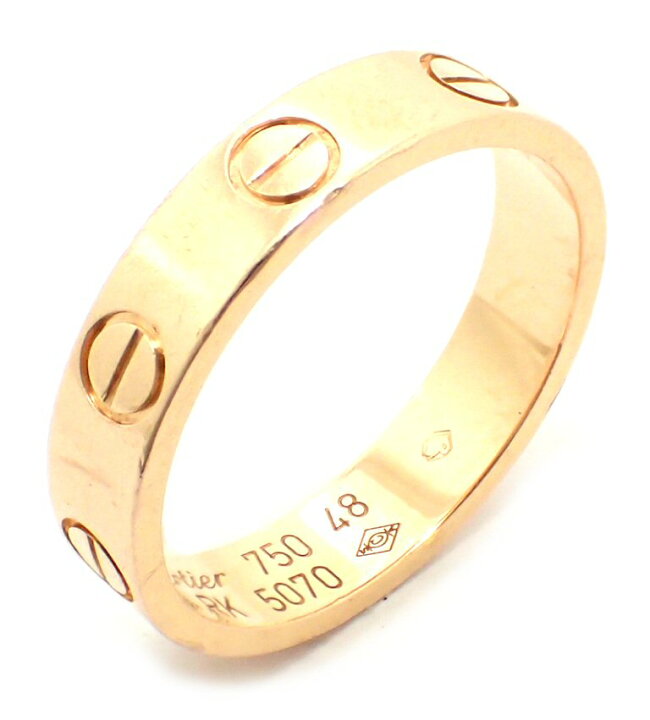 楽天市場】【ジュエリー】Cartier カルティエ ミニラブリング 指輪 