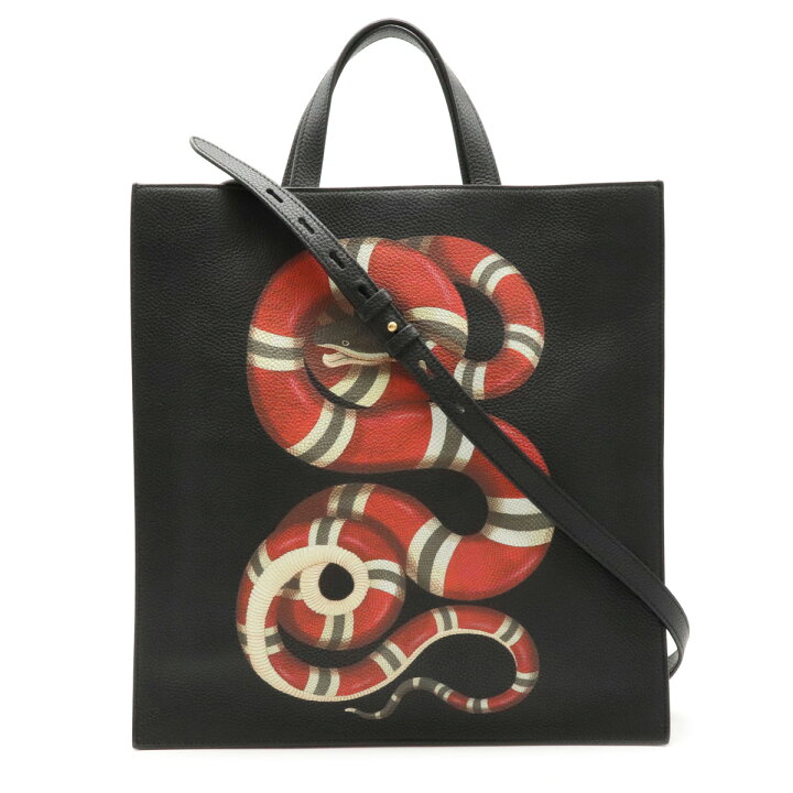 楽天市場】【バッグ】GUCCI グッチ スネークプリント 蛇 トートバッグ 