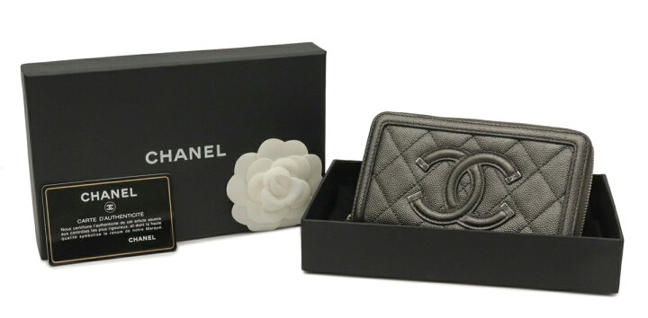 楽天市場】【未使用品】【財布】CHANEL シャネル CCフィリグリー ココ  
