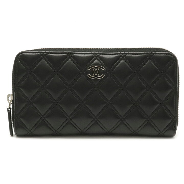 楽天市場】【財布】CHANEL シャネル マトラッセ ダブルステッチ ココ 