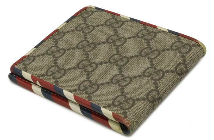 楽天市場】【財布】GUCCI グッチ クーリエ GGスプリーム 2つ折り財布 