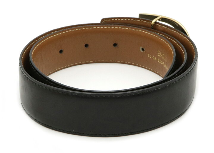 楽天市場】GUCCI グッチ Gバックル レディースベルト レザー 黒  