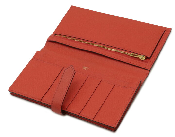 楽天市場】【財布】HERMES エルメス ベアンスフレ 2つ折り長財布 二 