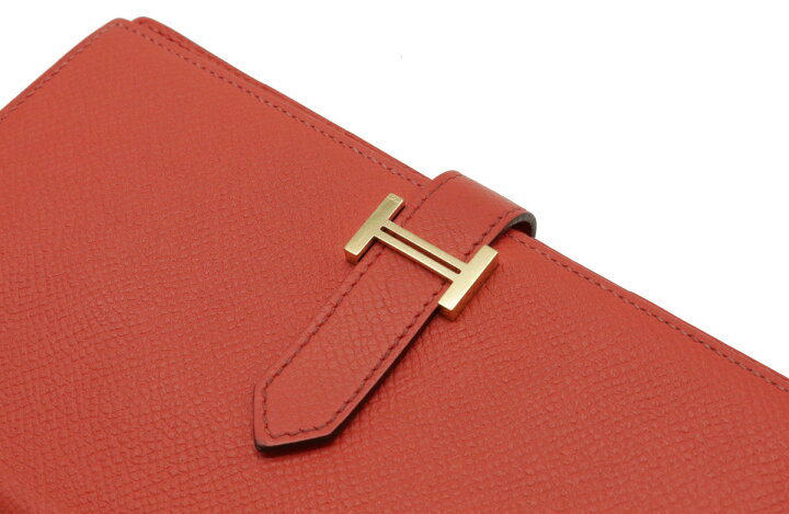 楽天市場】【財布】HERMES エルメス ベアンスフレ 2つ折り長財布 二 