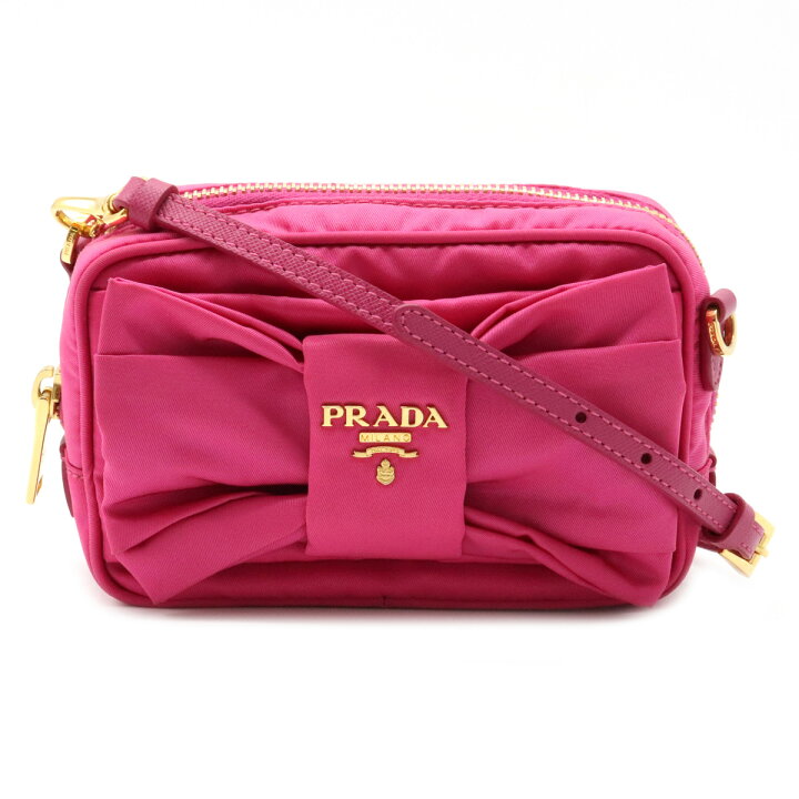 楽天市場】【バッグ】PRADA プラダ リボン ショルダーバッグ 斜め掛け  