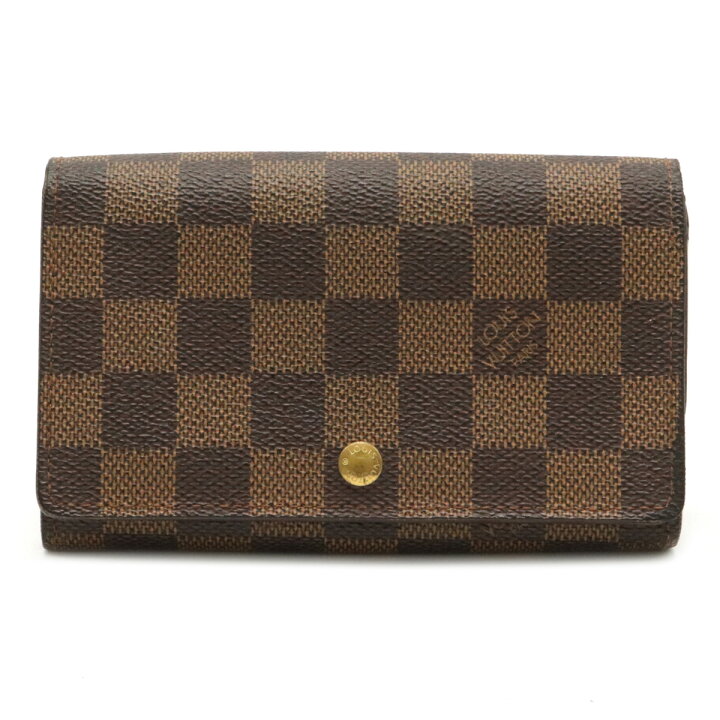 楽天市場】【財布】LOUIS VUITTON ルイ ヴィトン ダミエ ポルト モネ  