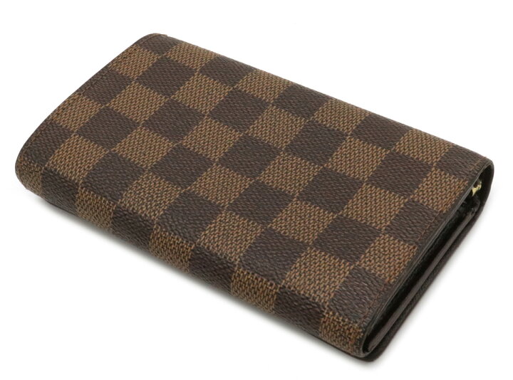 楽天市場】【財布】LOUIS VUITTON ルイ ヴィトン ダミエ ポルト モネ  