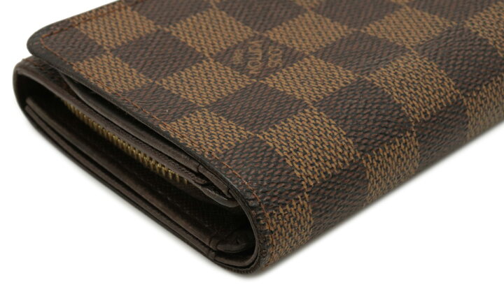 楽天市場】【財布】LOUIS VUITTON ルイ ヴィトン ダミエ ポルト モネ 