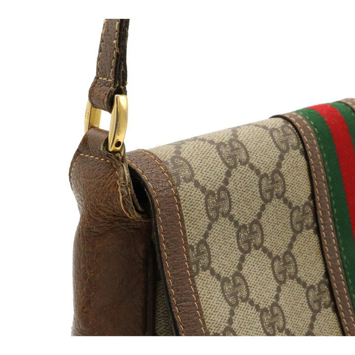 楽天市場】【バッグ】GUCCI グッチ オールドグッチ GGプラス シェリー  