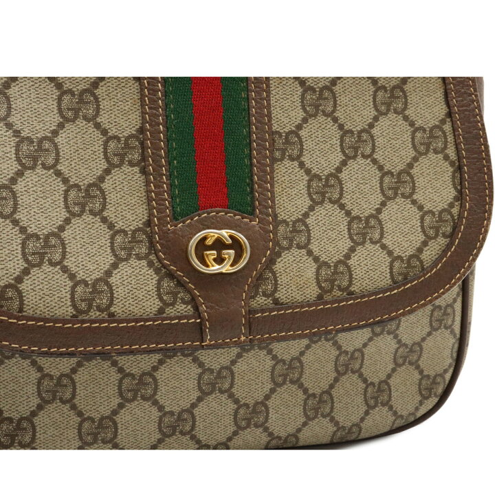 楽天市場】【バッグ】GUCCI グッチ オールドグッチ GGプラス シェリー  