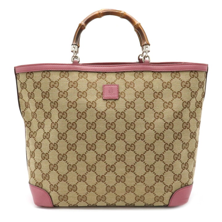 楽天市場】【バッグ】GUCCI グッチ GGキャンバス キッズ バンブー 
