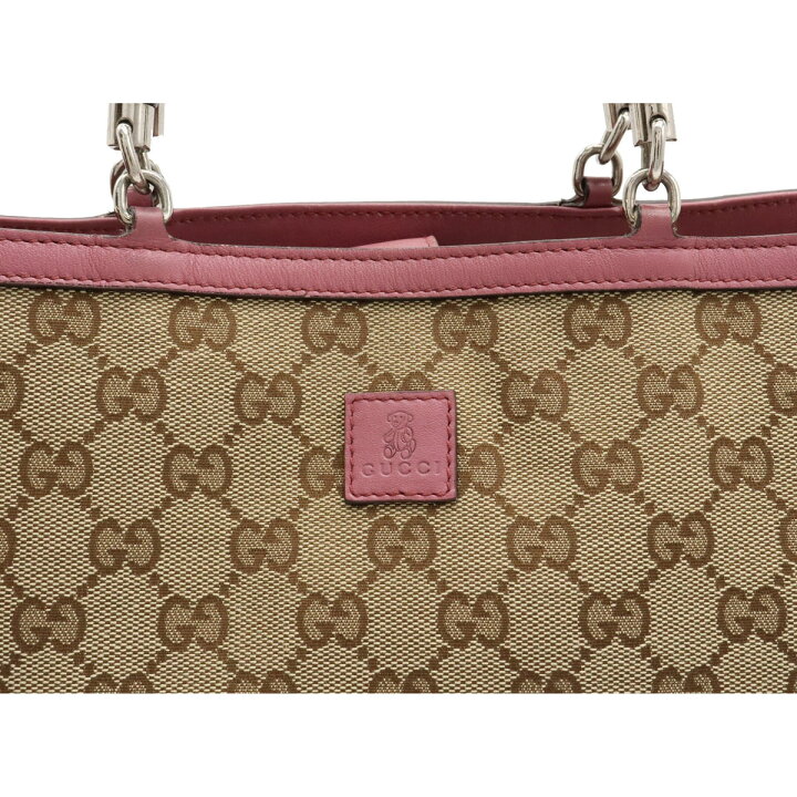 楽天市場】【バッグ】GUCCI グッチ GGキャンバス キッズ バンブー  