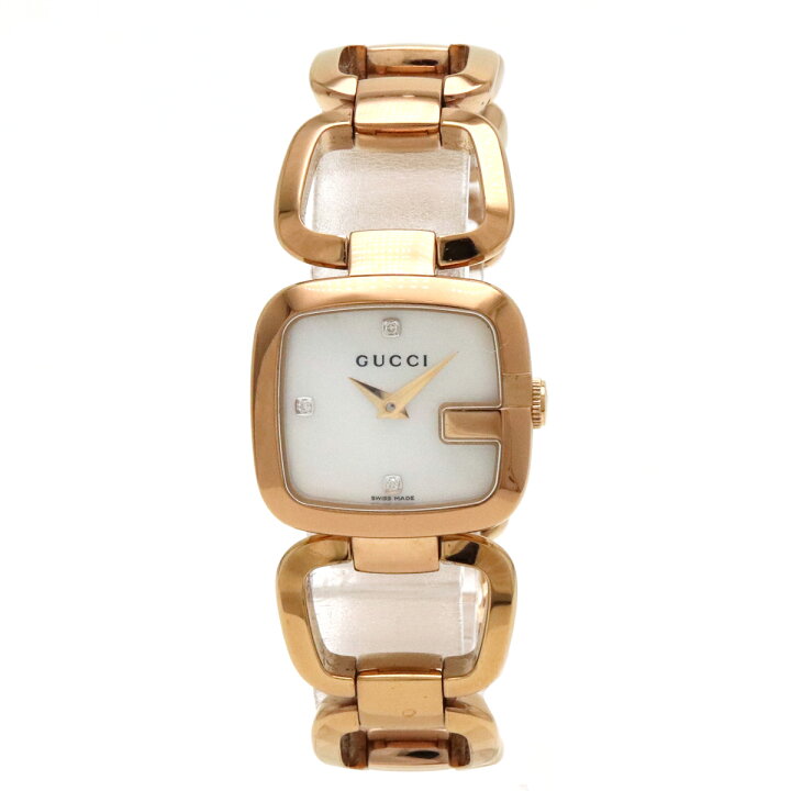 楽天市場】【ウォッチ】GUCCI グッチ Gコレクション 3Pダイヤ シェル  
