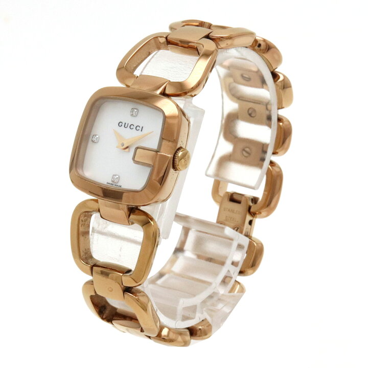 楽天市場】【ウォッチ】GUCCI グッチ Gコレクション 3Pダイヤ シェル  