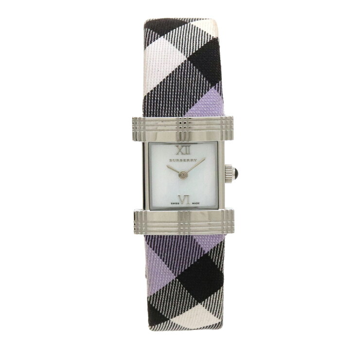 楽天市場】【ウォッチ】BURBERRY バーバリー シェル文字盤 チェック柄  