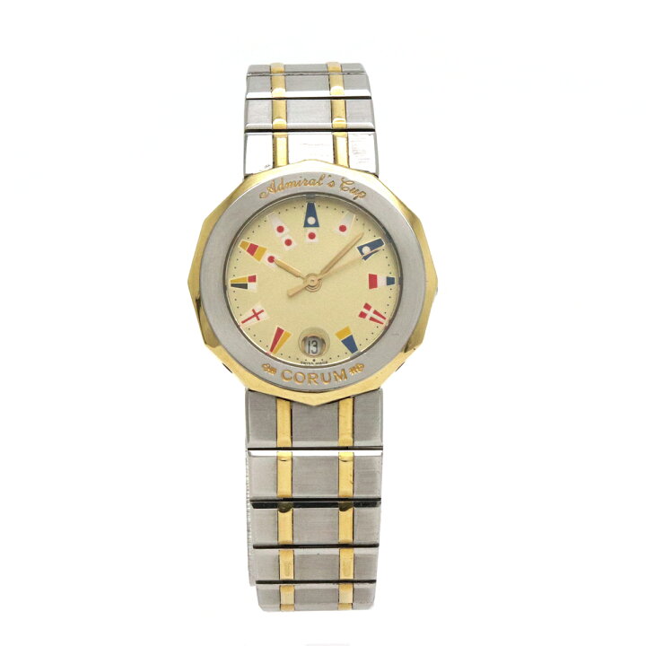 楽天市場】【ウォッチ】CORUM コルム アドミラルズカップ YG イエロー 