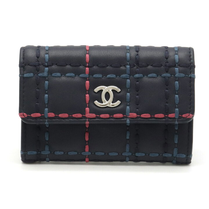 楽天市場】CHANEL シャネル ワイルドステッチ ココマーク カードケース  