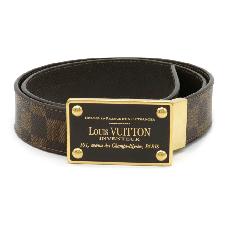 楽天市場】LOUIS VUITTON ルイ ヴィトン ダミエ サンチュール アン  