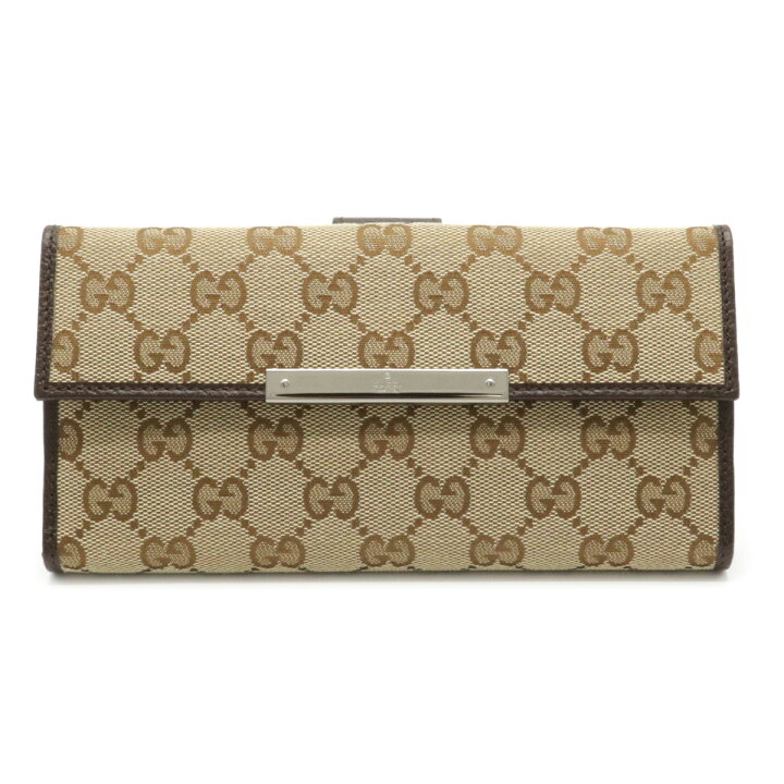 楽天市場】【未使用品】【財布】GUCCI グッチ GGキャンバス 2つ折長 