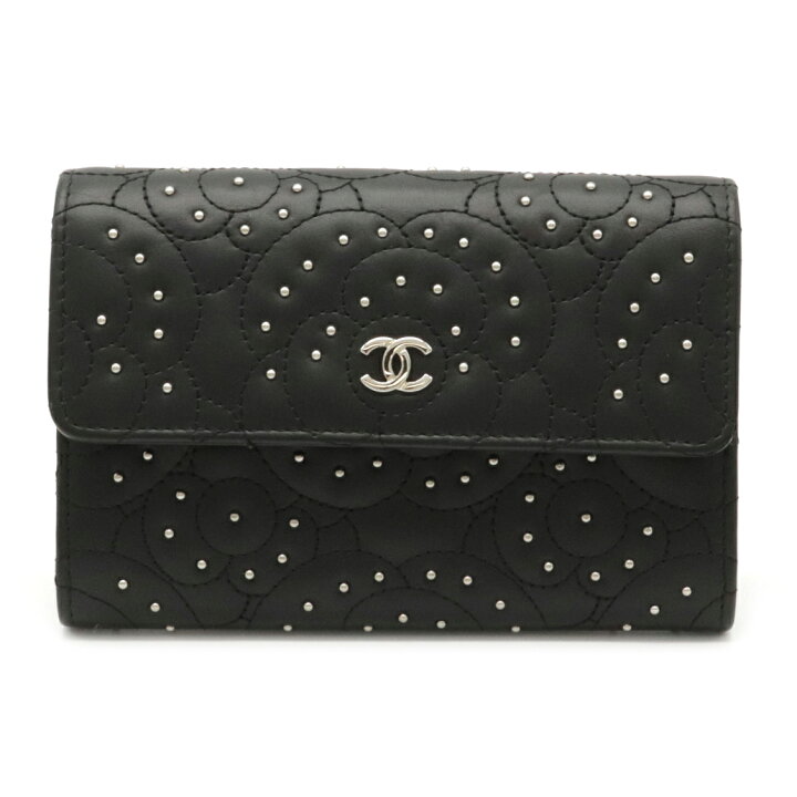 楽天市場】【財布】CHANEL シャネル カメリア ココマーク 2つ折財布 二 