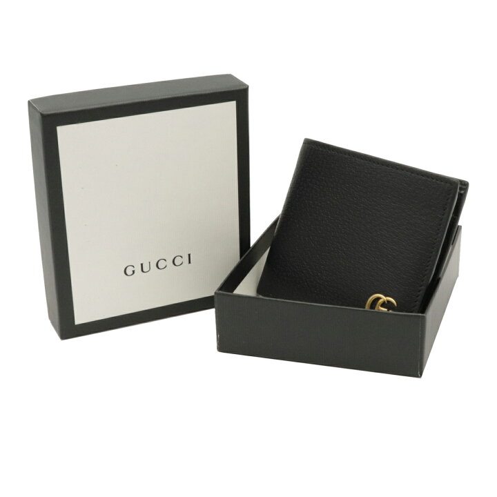 楽天市場】【財布】GUCCI グッチ GGマーモント 2つ折り財布 レザー  