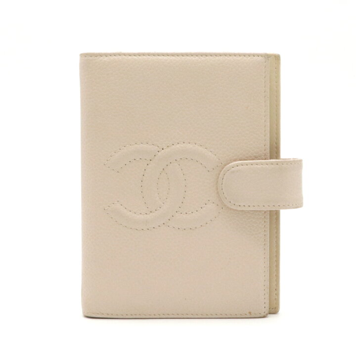 楽天市場】CHANEL シャネル キャビアスキン ココマーク 手帳カバー 6穴  