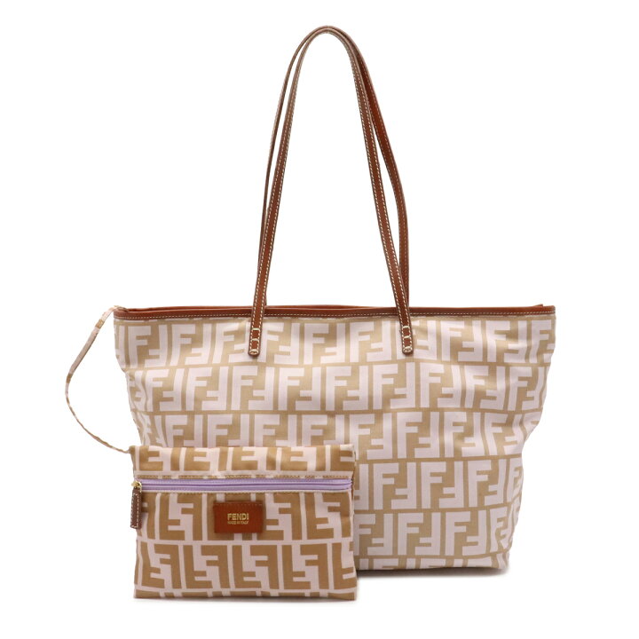 楽天市場】【バッグ】FENDI フェンディ ズッカ柄 トートバッグ 