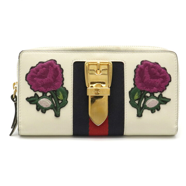 楽天市場】【財布】GUCCI グッチ シルヴィ エンブロイダリー  