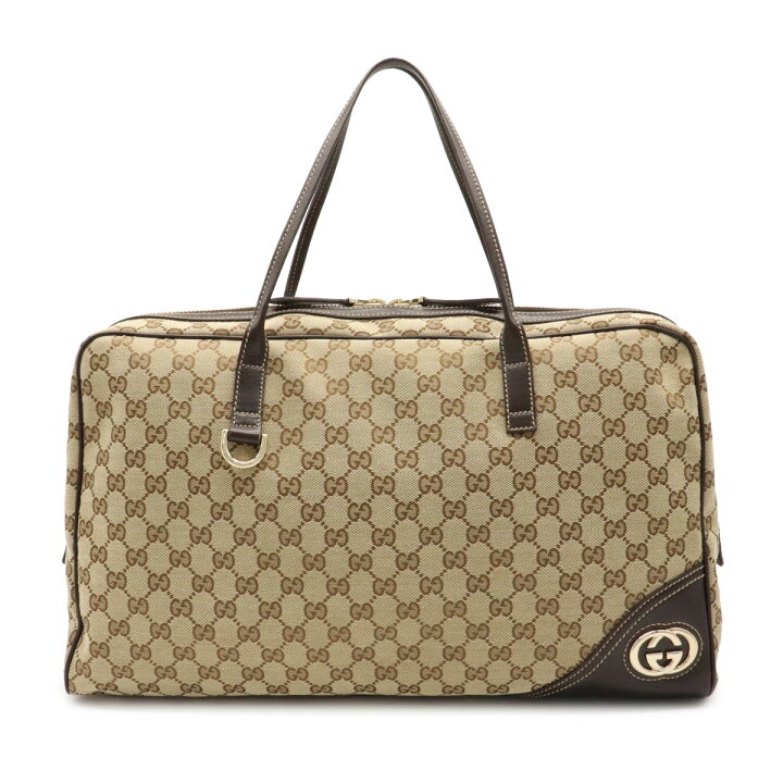 楽天市場】【バッグ】GUCCI グッチ GGキャンバス ボストンバッグ 