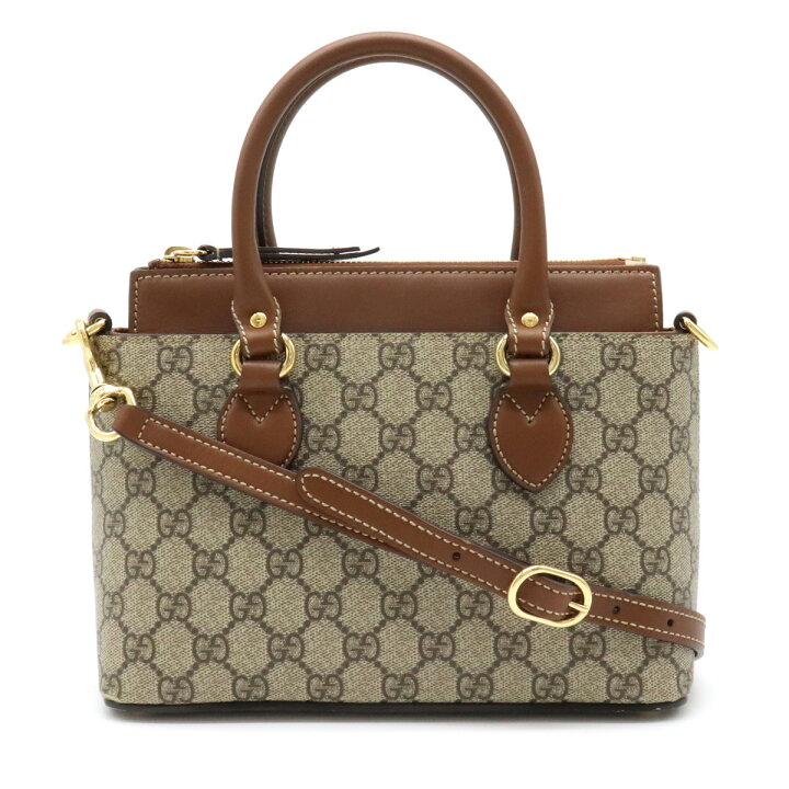 楽天市場】【バッグ】GUCCI グッチ GGスプリーム ハンドバッグ 2WAY 