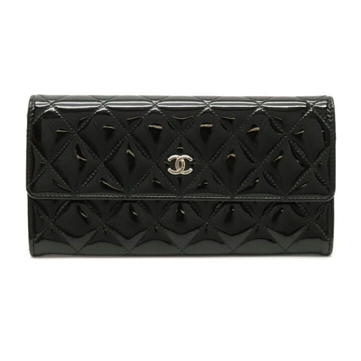 楽天市場】【財布】CHANEL シャネル マトラッセ ココマーク 2つ折長  