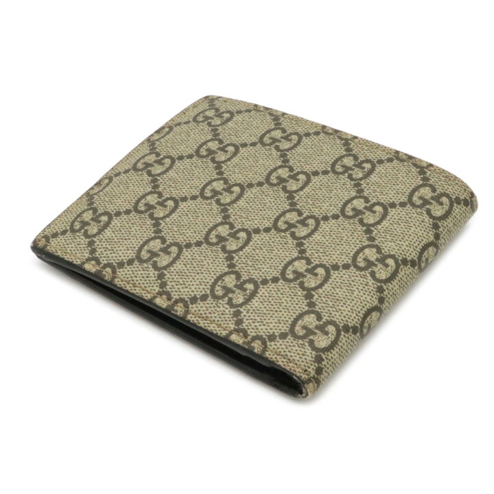 楽天市場】【財布】GUCCI グッチ GGスプリーム 2つ折財布 二つ折り財布 