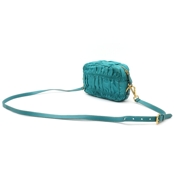 楽天市場】【バッグ】PRADA プラダ ギャザー ショルダーバッグ 