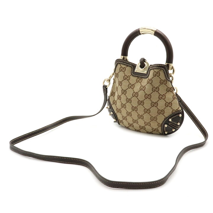 楽天市場】【バッグ】GUCCI グッチ GGキャンバス バンブータッセル  