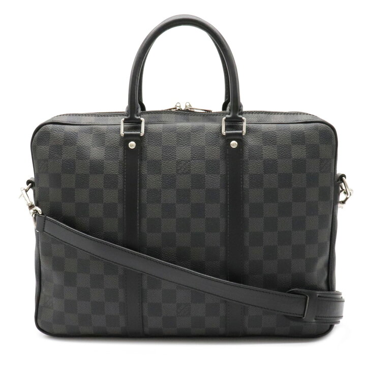 商い LOUIS VUITTON ルイ ヴィトン ダミエグラフィット PDV PM ポルト ドキュマン ヴォワヤージュ ビジネスバッグ ブリーフケース 2WAYショルダー N41478 LOUIS VUITTON PDV PM ダミエライン ブリーフケース